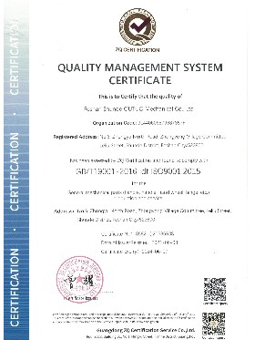 歐拓-ISO9001認(rèn)證證書英文版